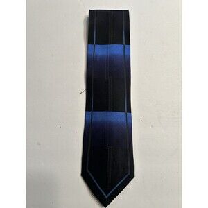 Giorgio Brutini 100 Silk Tie Royal Blue And Black
